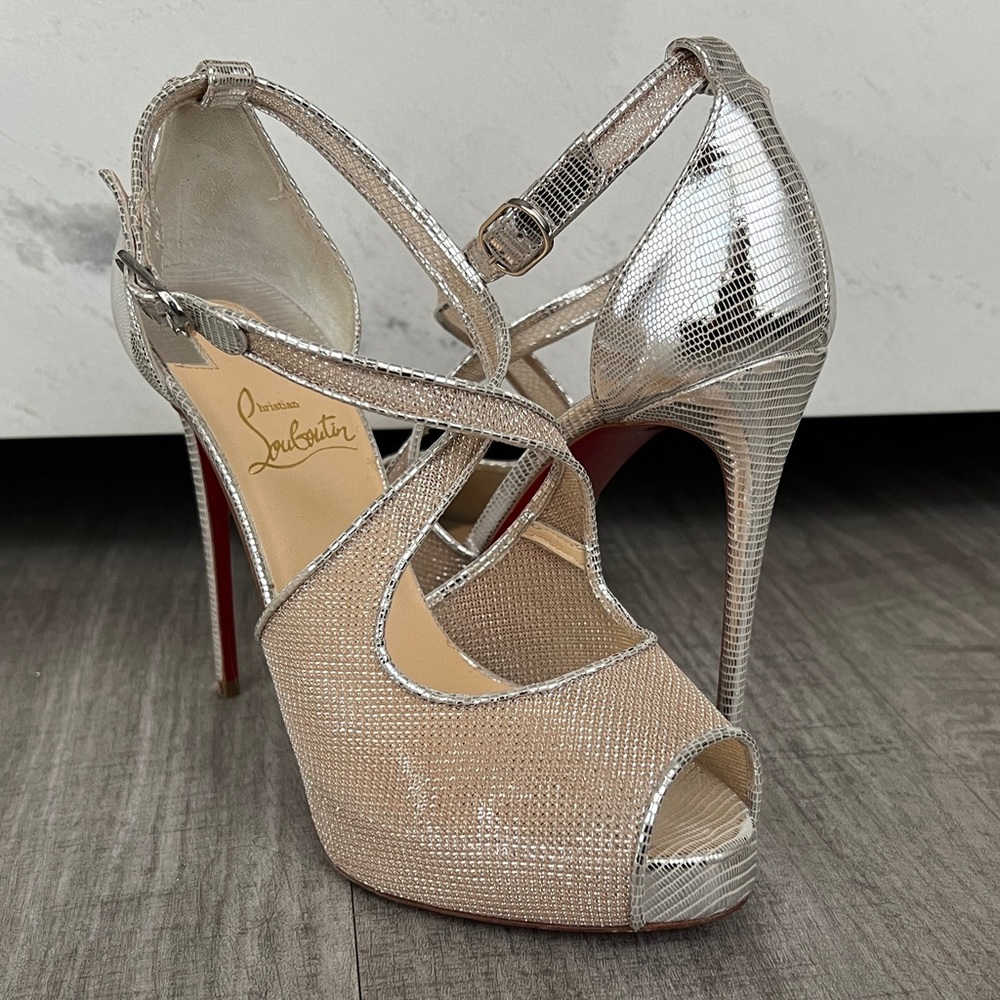 Christian Louboutin Mariacar 120 Leather Heels